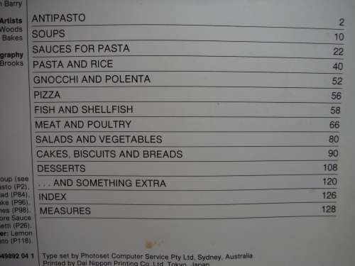 The Australian Women`s Weekly : Italian Cooking Class Cookbook