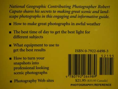 National Geographic Photography Field Guide : Landscapes - Paperback - Robert Caputo