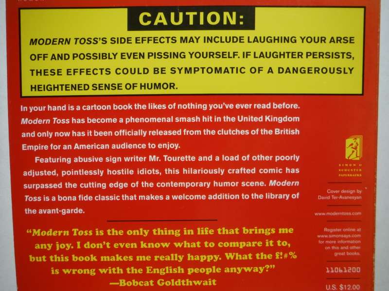 Modern Toss : Featuring Mr Tourette - Paperback - Jon Link