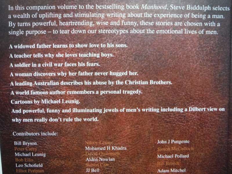 Stories of Manhood - Hardcover - Steve Biddulph
