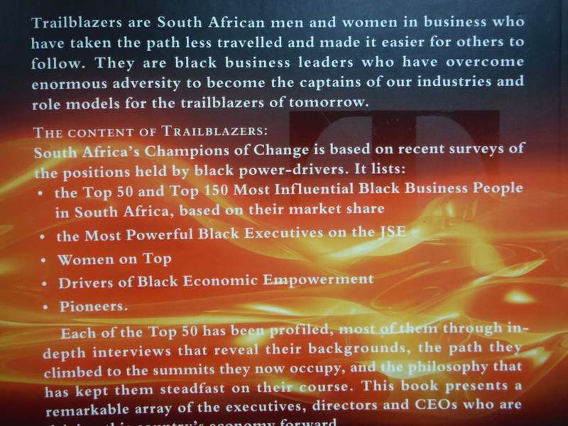 Trailblazers : South Africa`s Champions of Change - Paperback - Sherilee Bridge