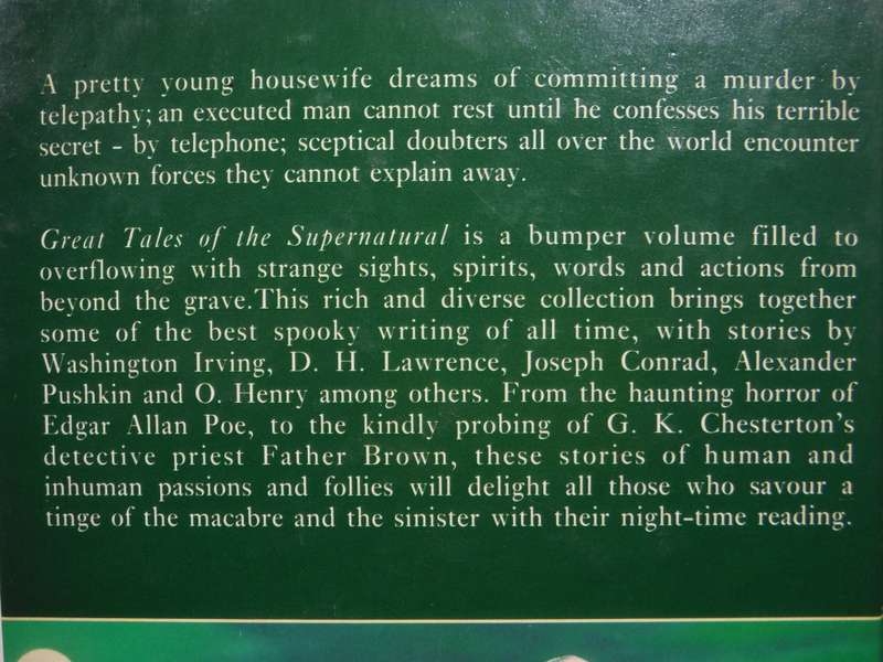 Great Tales of the Supernatural - Hardcover - Chancellor Press