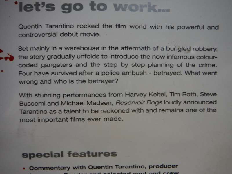 Reservoir Dogs - DVD