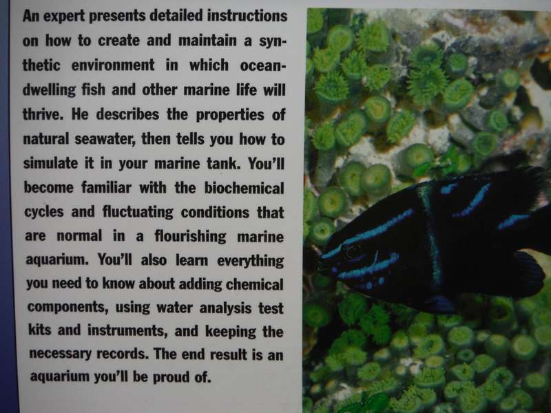 Water Chemistry for the Marine Aquarium - Softcover - John H. Tullock