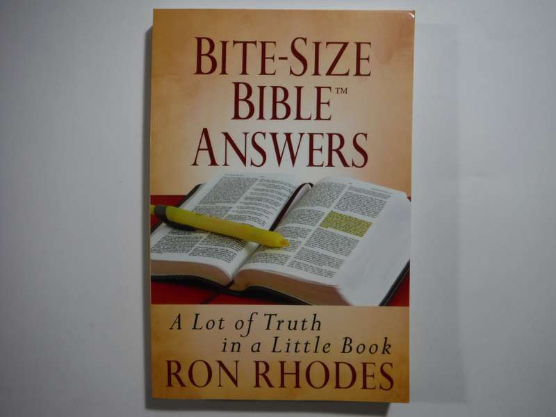 Bite-size Bible Answers : A Lot of Truth in a Little Book - Paperback - Ron Rhodes