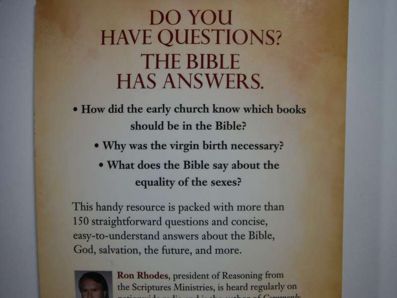 Bite-size Bible Answers : A Lot of Truth in a Little Book - Paperback - Ron Rhodes