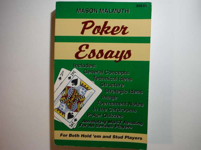 Poker Essays - Paperback - Mason Malmuth