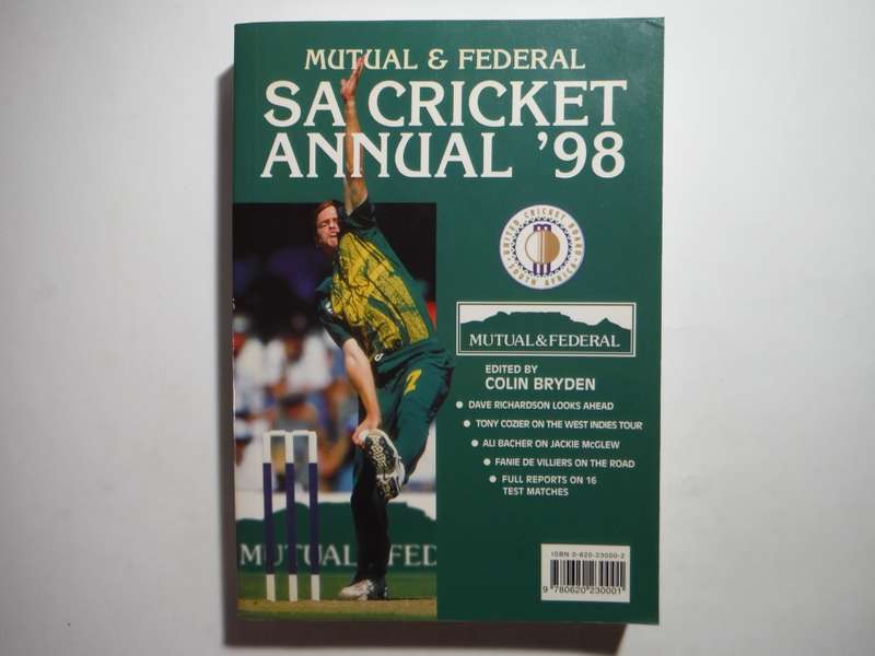 Mutual & Federal : SA Cricket Annual `98 - Softcover - Edited by Colin Bryden