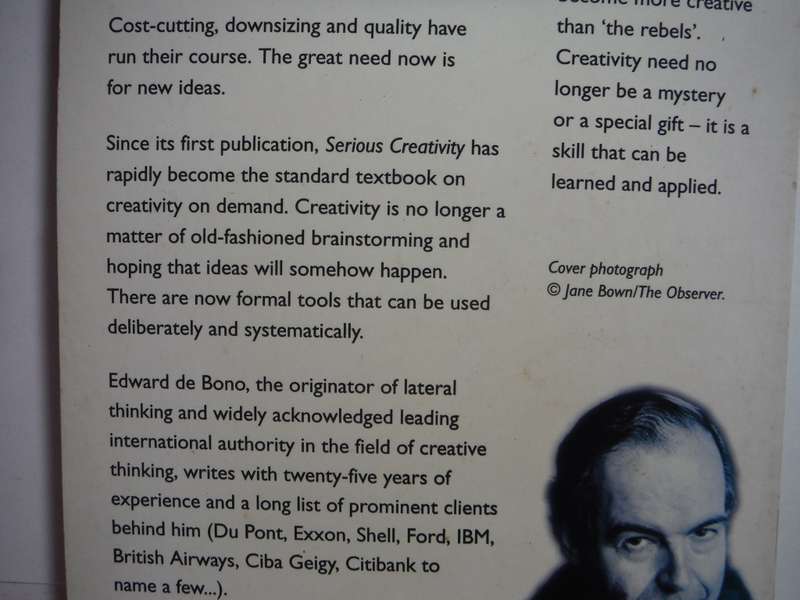Serious Creativity - Paperback - Edward de Bono