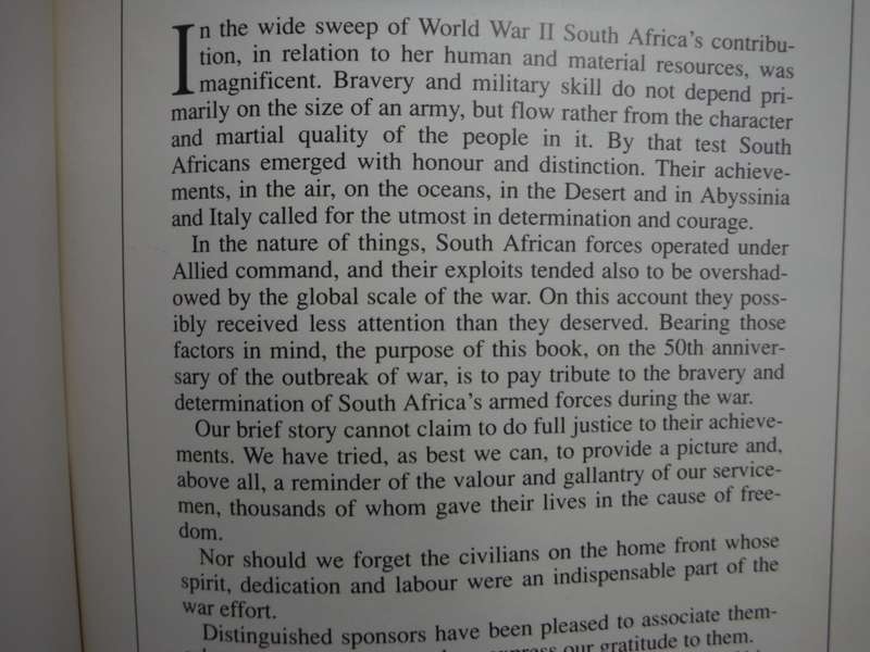 South Africa in World War 2 - Softcover - Joel Mervis