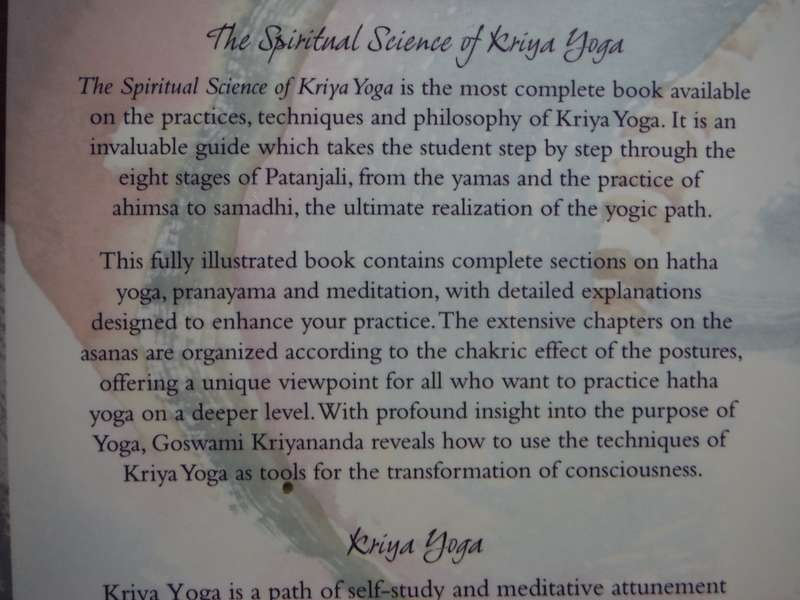The Spiritual Science of Kriya Yoga - Paperback - Goswami Kriyananda