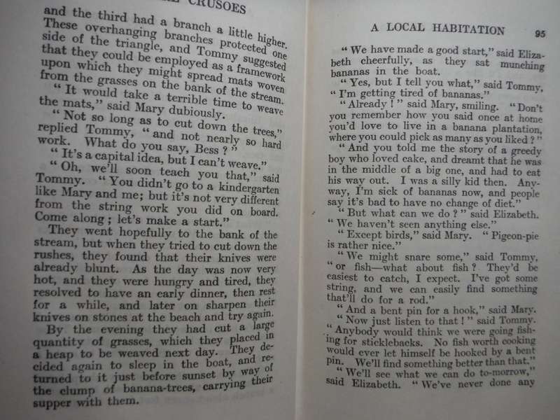 The Girl Crusoes - Hardcover - Mrs Herbert Strang - 1921 Edition