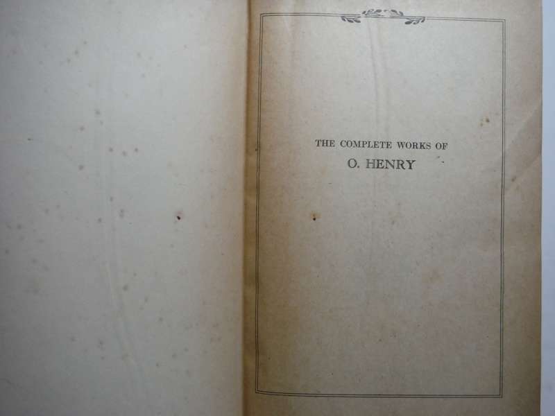 The Complete Works of O.Henry : De Luxe Edition - Hardcover - 1937 Edition