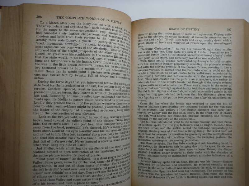 The Complete Works of O.Henry : De Luxe Edition - Hardcover - 1937 Edition