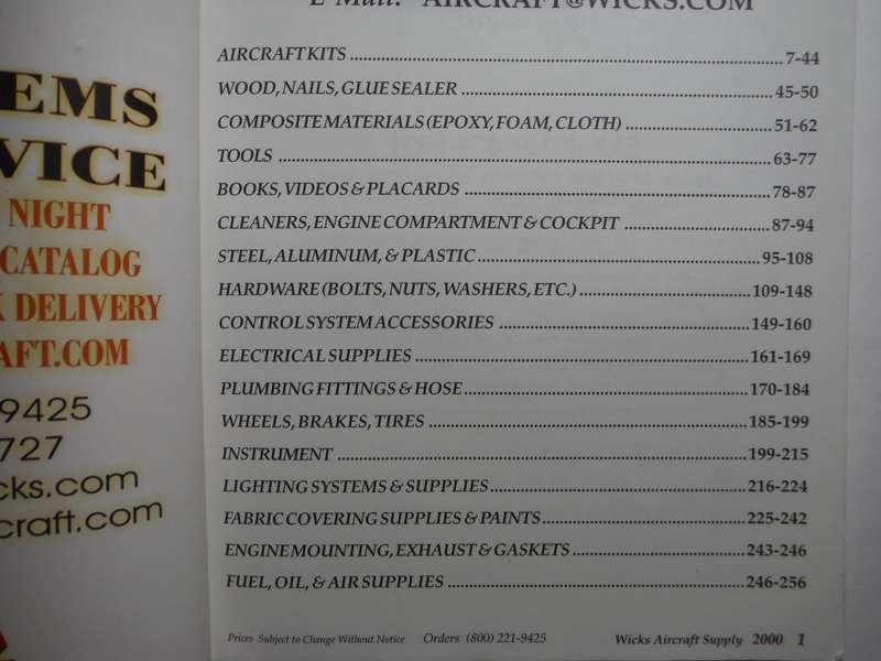 Wicks Aircraft Supply : 2000 Catalogue