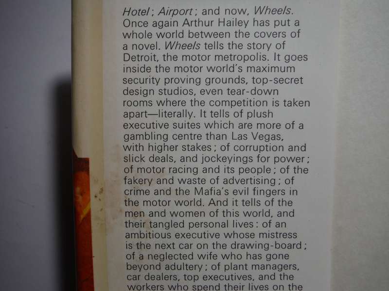 Wheels - Hardcover - Arthur Hailey - 1971