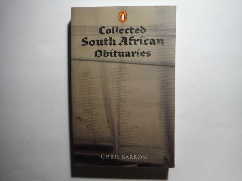 Collected South African Obituaries - Paperback - Chris Barron