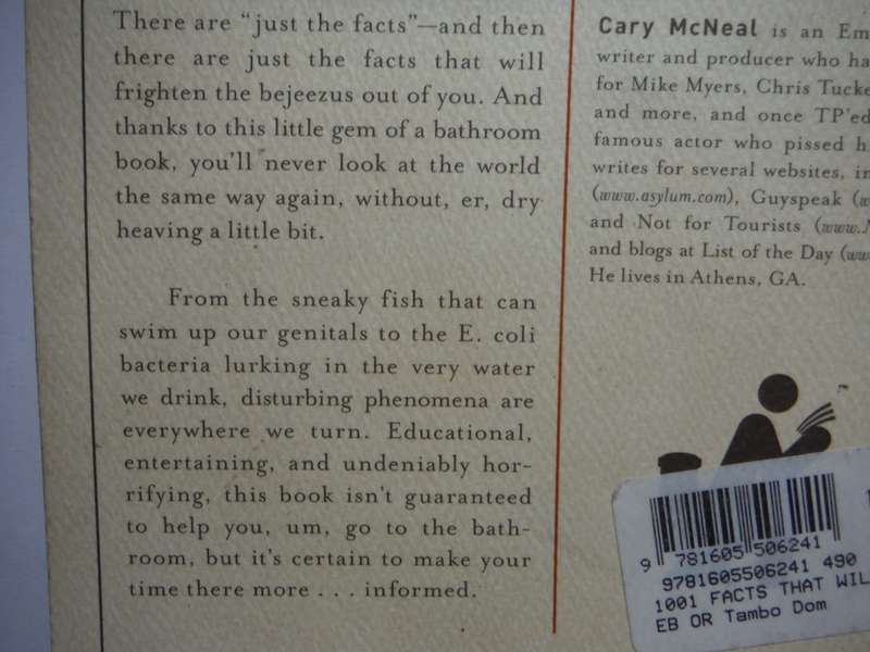 1001 Facts That Will Scare the S#*t Out of You - Paperback - Cary McNeal