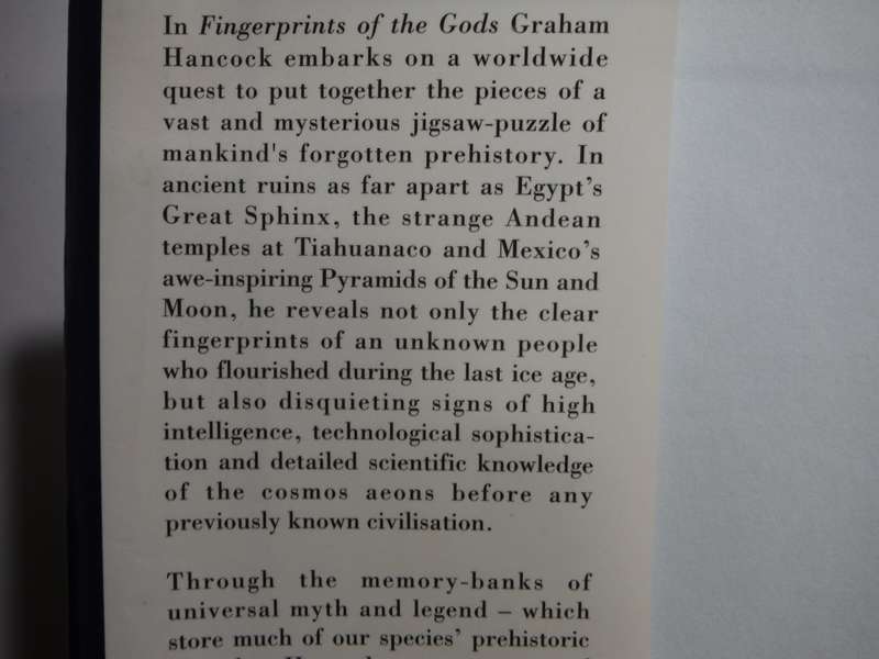 Fingerprints of the Gods : A Quest for the Beginning and the End - Hardcover - Graham Hancock