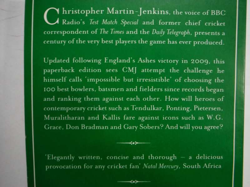 The Top 100 Cricketers of All Time - Paperback - Christopher Martin-Jenkins