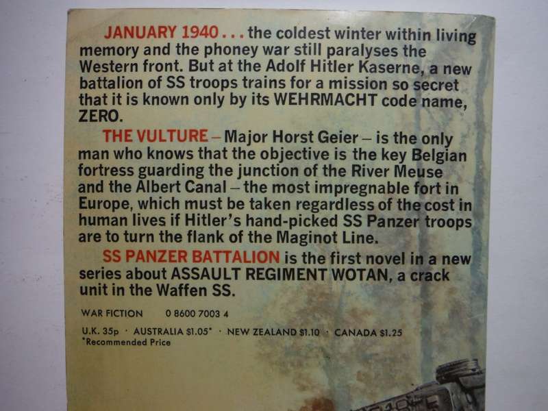 SS Panzer Battalion - Paperback - Leo Kessler