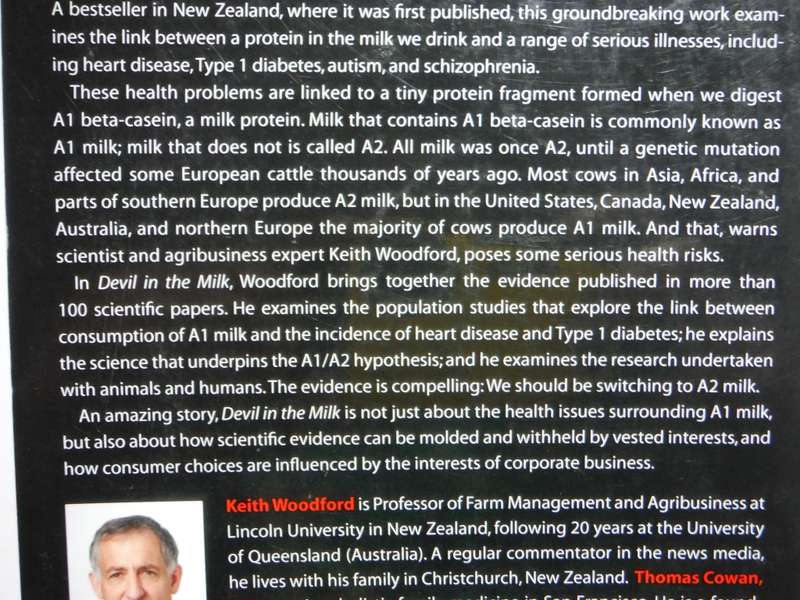 Devil in the Milk : Illness, Health, and the Politics of A1 and A2 Milk - Paperback - Keith Woodford