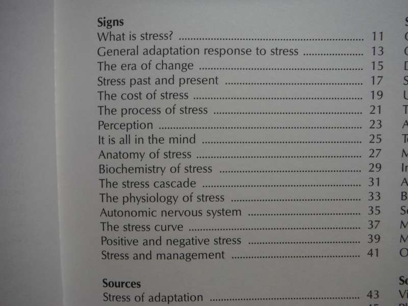 Stress : Signs, Sources, Symptoms, Solutions - Hardcover - Mina Michal