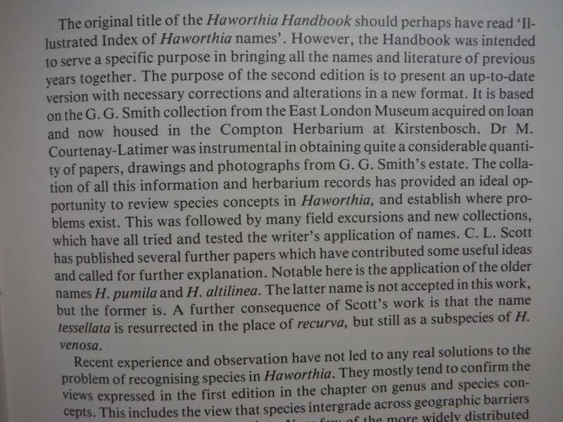 The New Haworthia Handbook - Softcover - M.B. Bayer - 1982