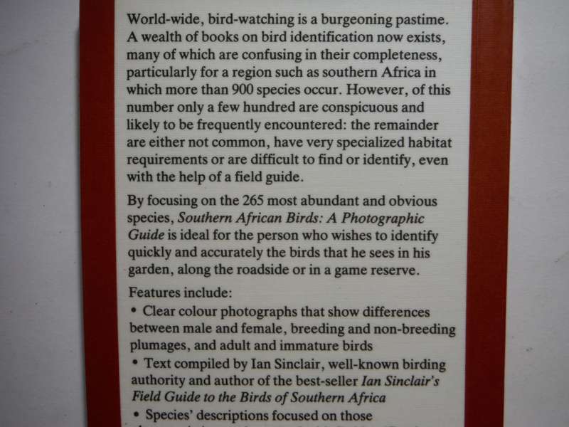 Southern African Birds : A Photographic Guide - Paperback - Ian Sinclair