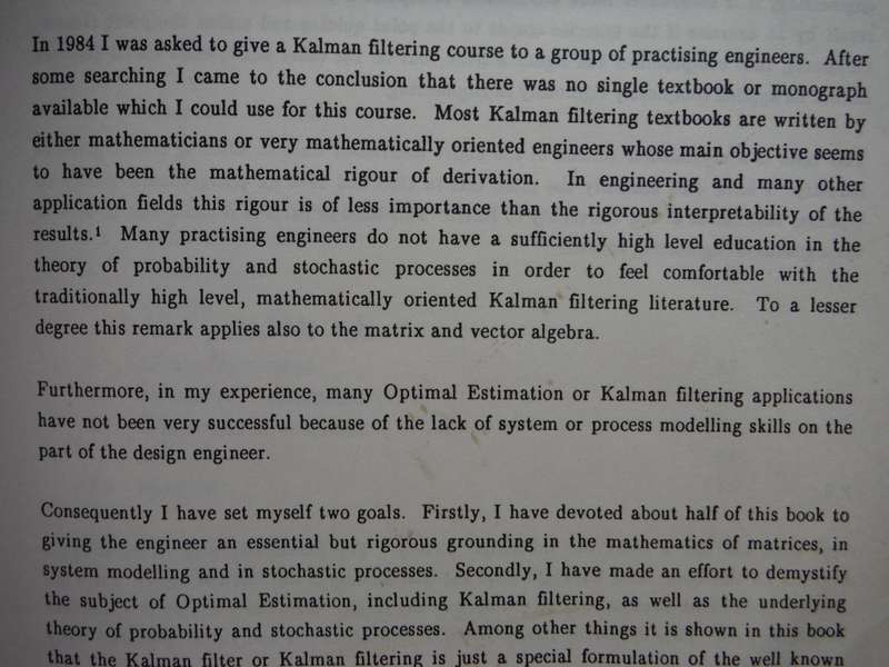 Optimal Estimation for Engineers - Hardcover - Eduard Eitelberg - 1991