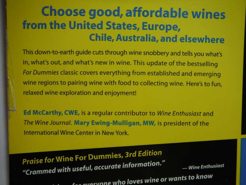 Wine for Dummies - Softcover - Ed McCarthy