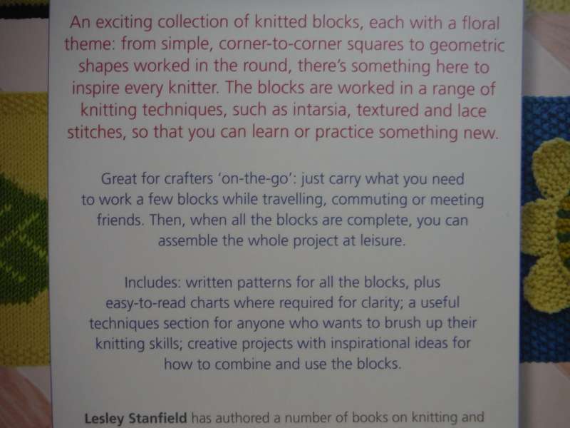 75 Knitted Floral Blocks - Softcover - Lesley Stanfield
