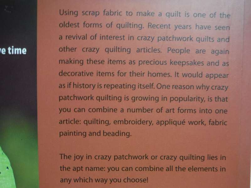Crazy Quilting with Creative Embroidery - Softcover - Martini Nel
