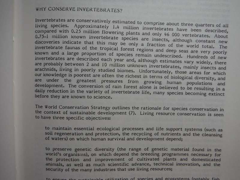The IUCN Invertebrate Red Data Book - Hardcover - 1984