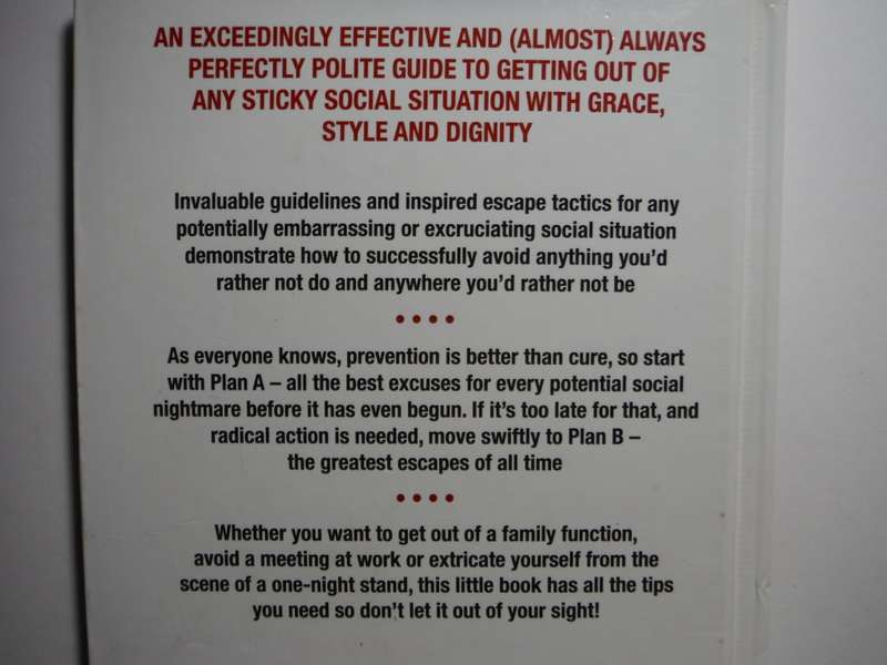 Get Me Out of Here! : Exit Strategies for All Social Occasions - Hardcover - David Jacobson