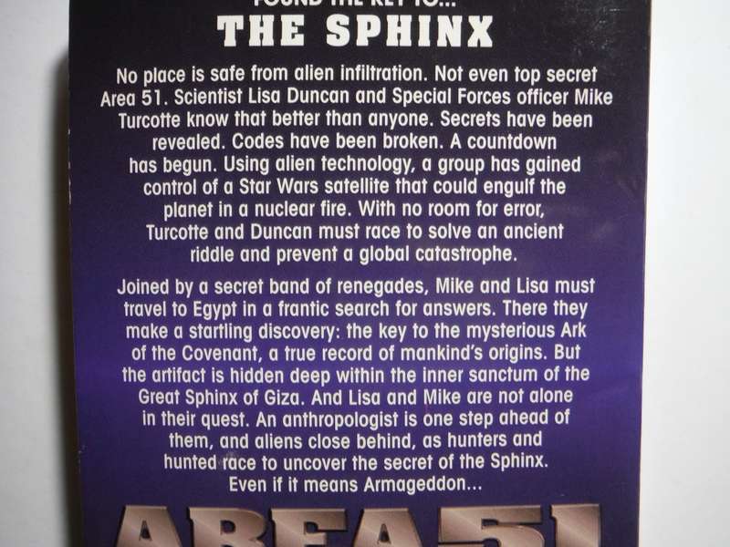 Area 51 : The Sphinx - Paperback - Robert Doherty