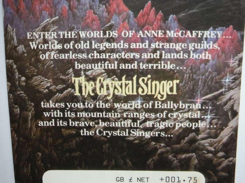 The Crystal Singer - Paperback - Anne McCaffrey