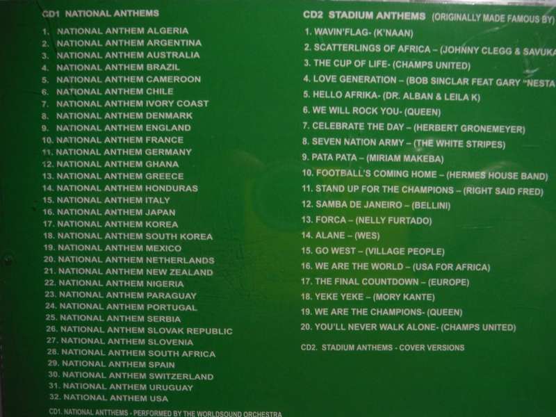 Essential Anthems : 32 National and 20 Popular Stadium Anthems - 2 CD Set