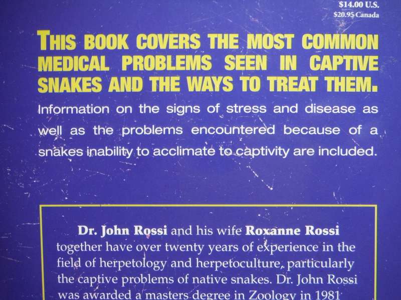 What`s Wrong with My Snake? - Softcover - John Rossi D.V.M., M.A.