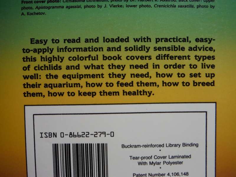 Cichlids : A Complete Introduction - Paperback - Dr. Robert J. Goldstein