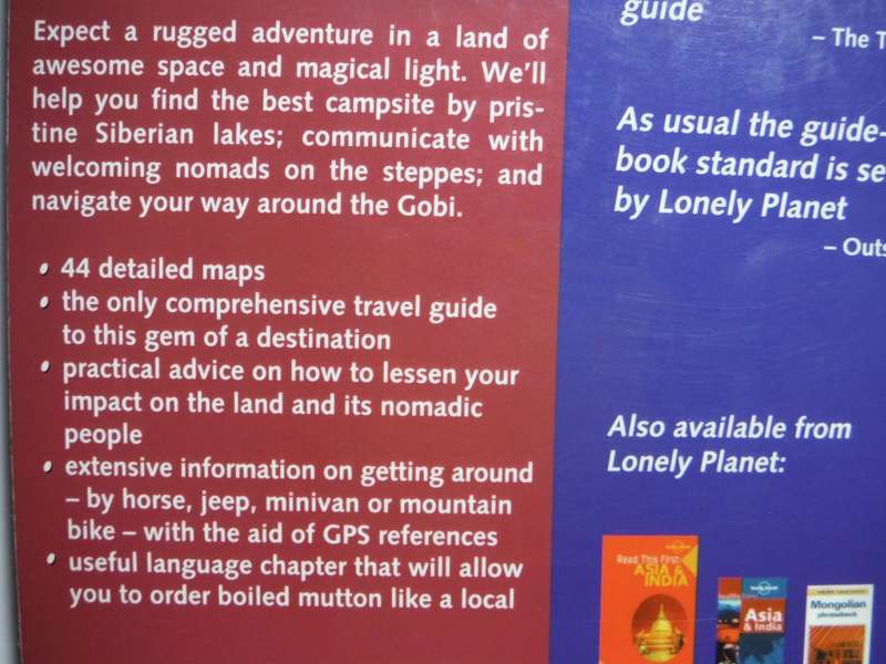 Lonely Planet : Mongolia - Paperback - Bradley Mayhew