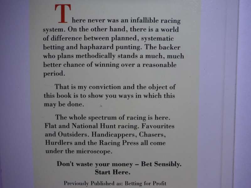 Betting Systems That Win : Horse Racing - Paperback