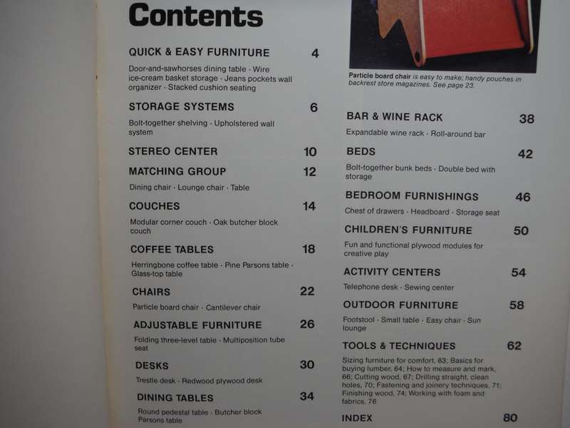 Easy-to-Make Furniture - Softcover - A Sunset Book