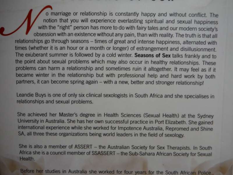 Seasons of Sex : What is Normal? - Paperback - Leandie Buys