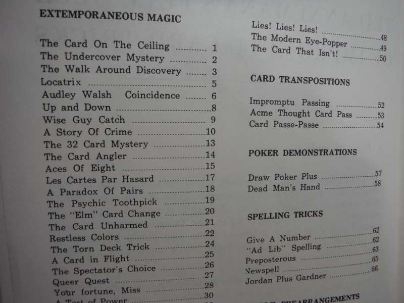 Annemann`s Card Magic - Paperback - Ted Annemann