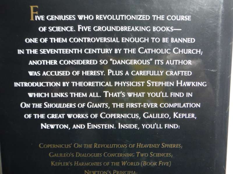 On the Shoulders of Giants : The Great Works of Physics and Astronomy - Hardcover - Stephen Hawking