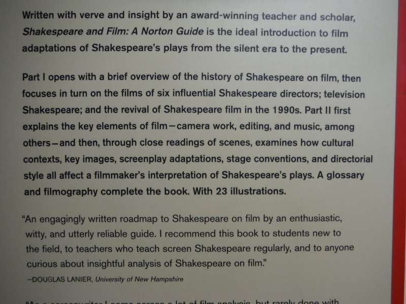 Shakespeare and Film : A Norton Guide - Paperback - Samuel Crowl