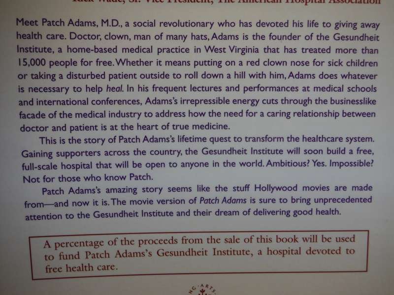 Gesundheit! - Paperback - Patch Adams M.D