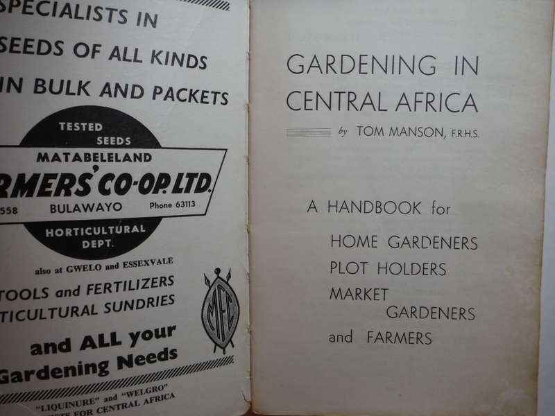 Tom Mason`s Gardening in Central Africa - Paperback - Vintage 1966