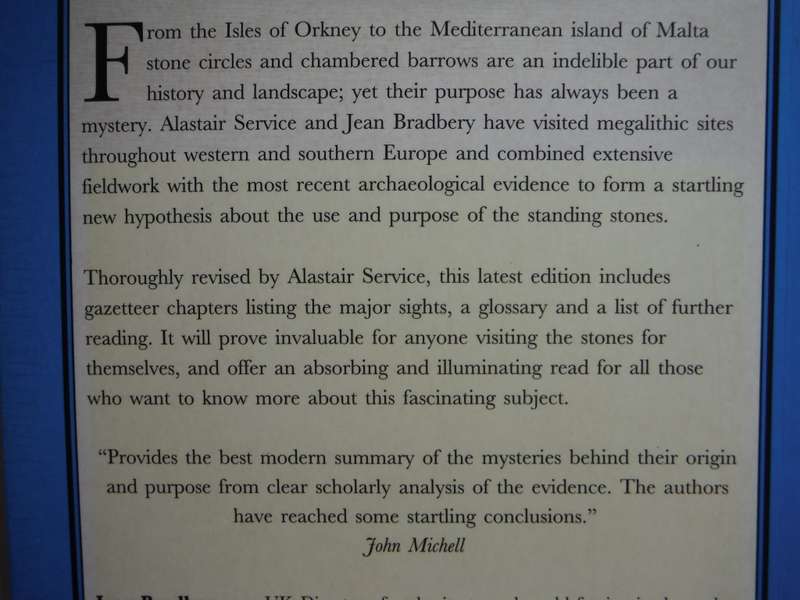 The Standing Stones of Europe : A Guide to the Great Megalithic Monuments - Paperback - Alastair S.